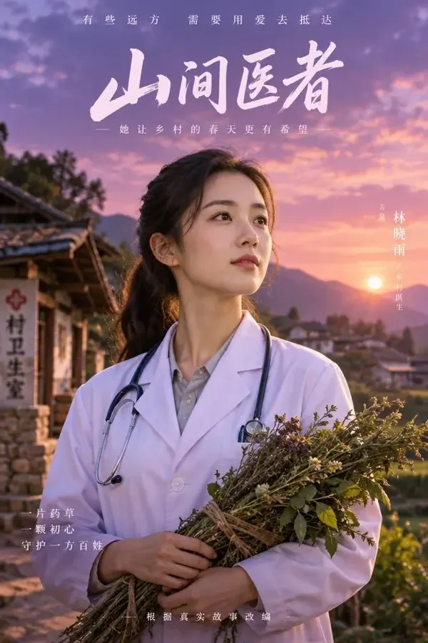 短剧《神医弃女：从村口到首富之位》竖版海报，逆袭题材，主演程杏儿