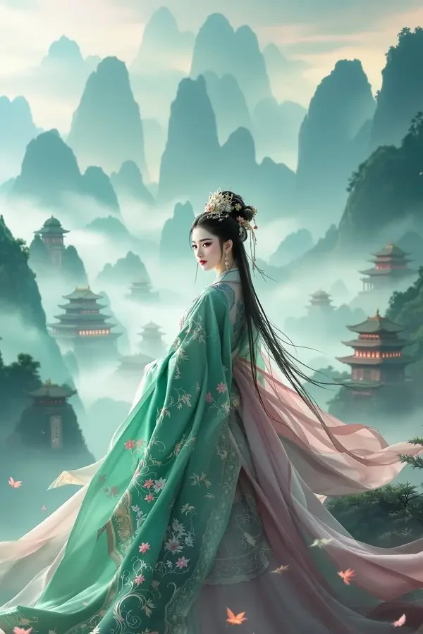 短剧《桃花不落：世子妃的翻身局》竖版海报，古装题材，主演沈桃夭